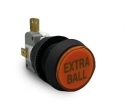 Williams/Bally Orange "Extra Ball" Button Assembly